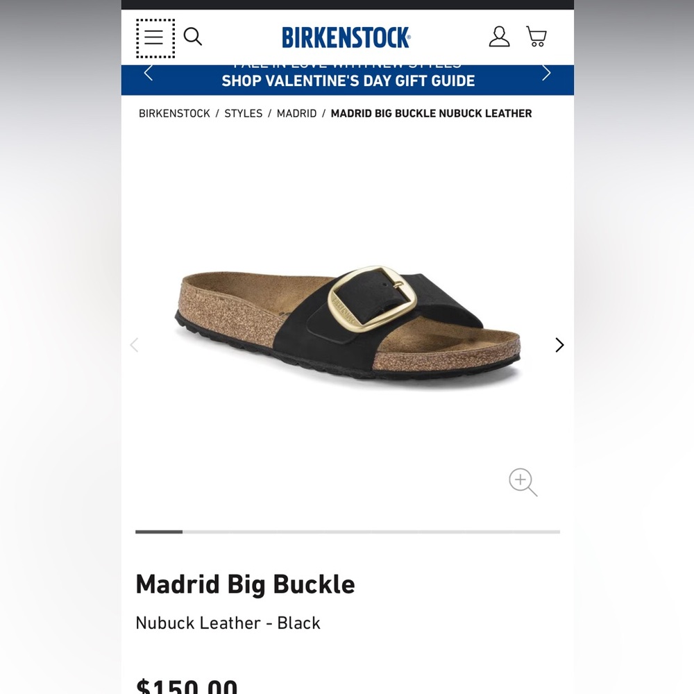 Women’s Birkenstock big buckle Madrid